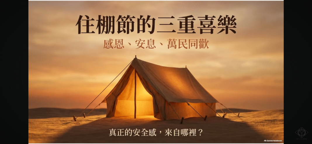住棚節的三重喜樂：感恩、安息、萬民同歡